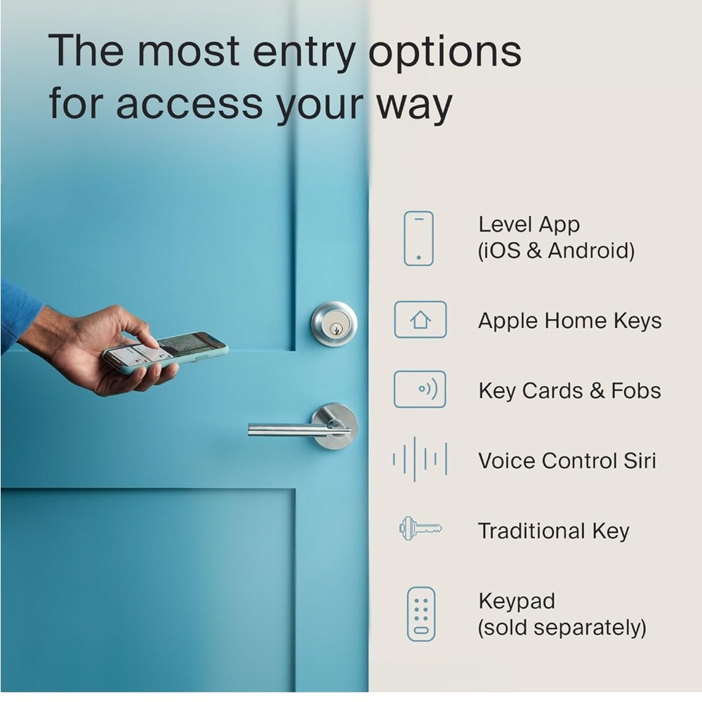 Level Lock+ Deadbolt Smart Lock - Picture 5 of 9